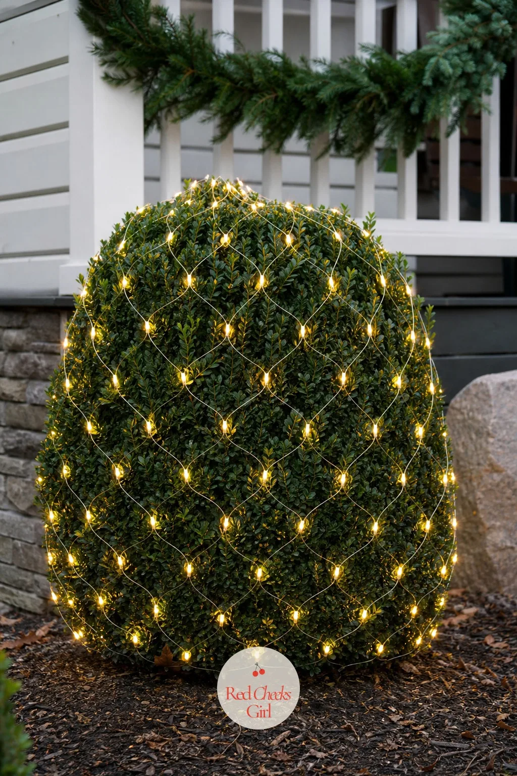 Net Lights For Bushes — Wrapping a round shrub branch by branch eats an entire Saturday afternoon. Best outdoor christmas lights