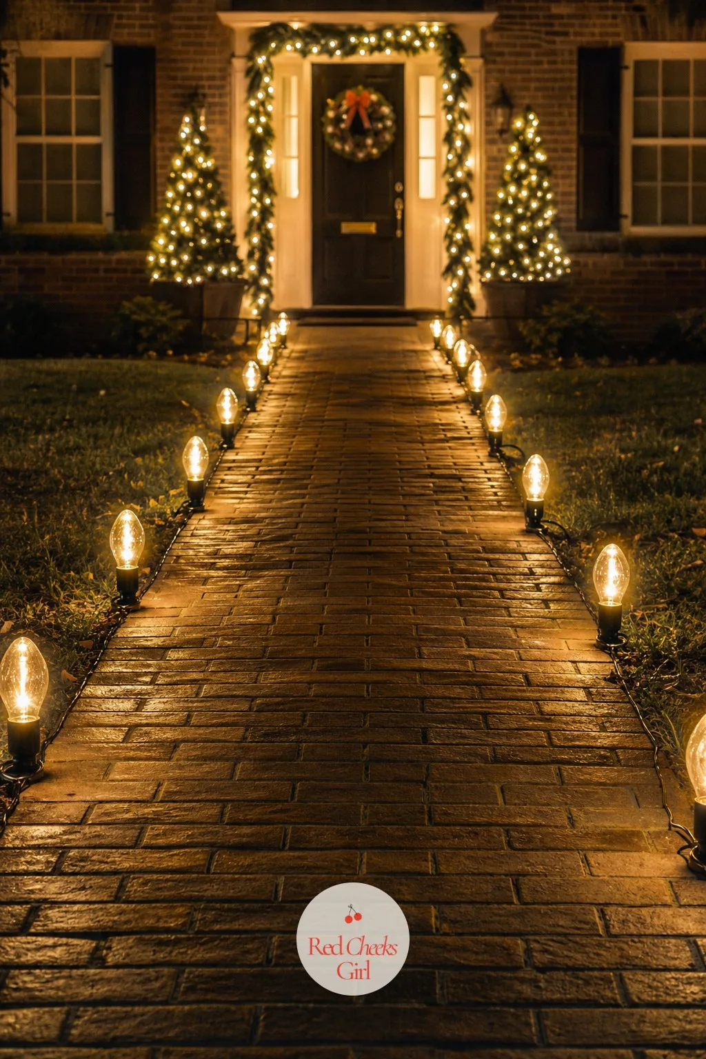 Pathway Lights — For a walkway that needs to look the same bright way every single evening regardless of how much sun it got that afternoon, wired pathway