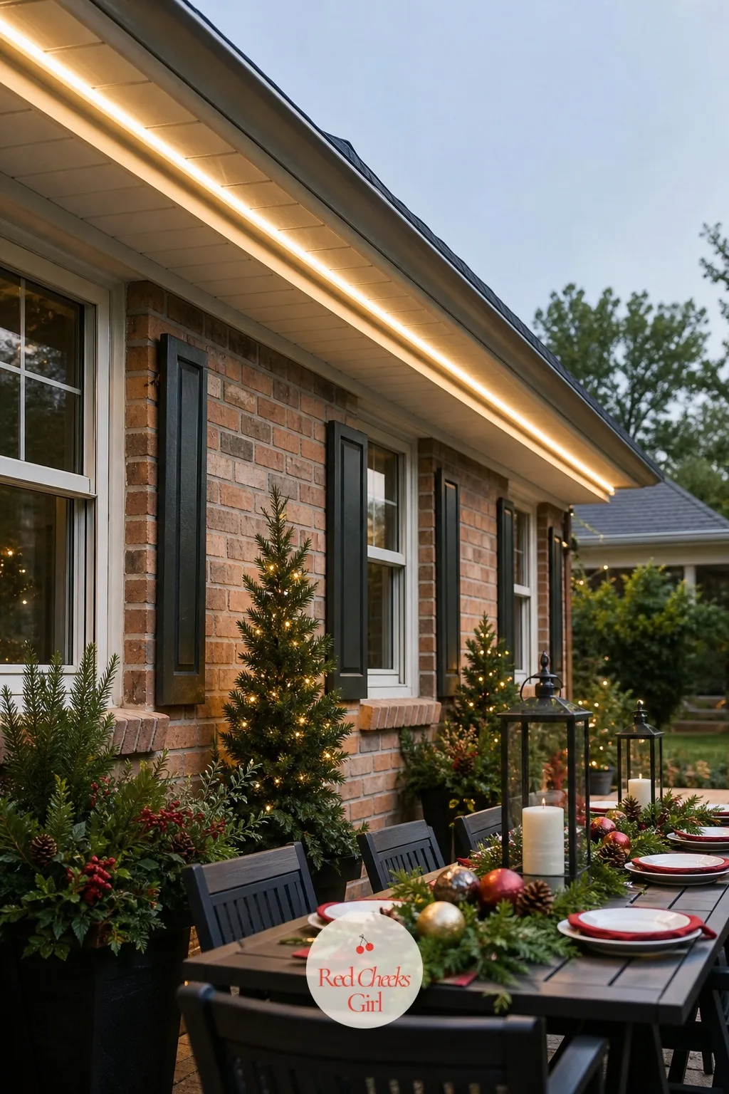 Permanent Track Lights — There is a version of this where you never climb a ladder in December again. Best outdoor christmas lights