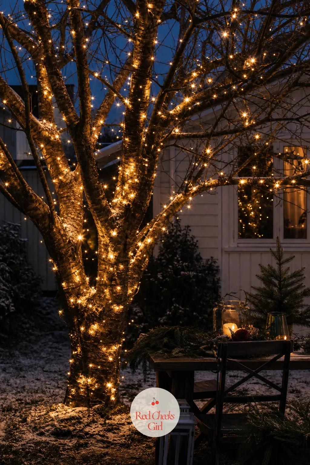 Twinkle Effect String Lights — A string that flickers catches the eye at dusk in a way a flat, steady glow never quite manages, which is the whole appeal of a