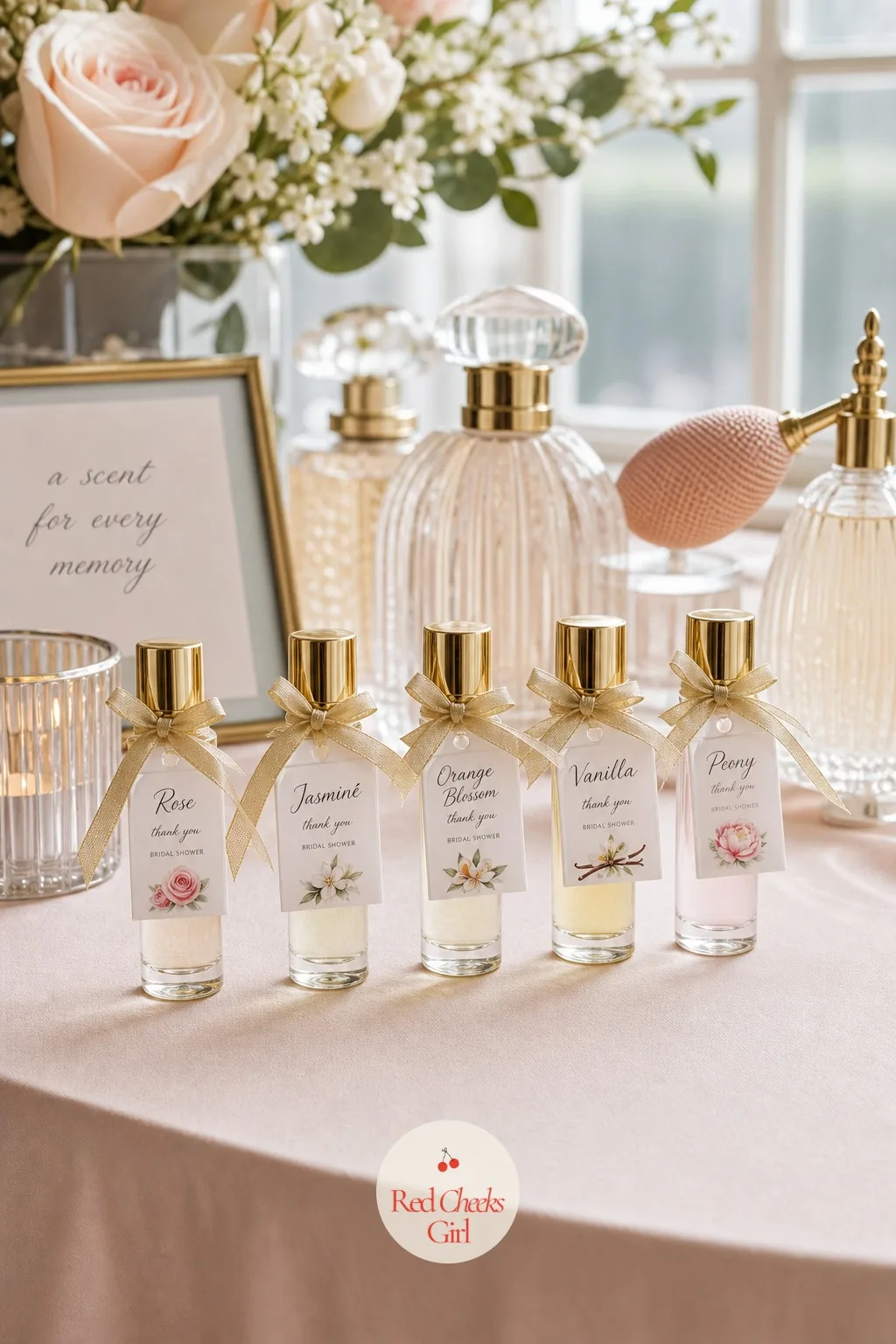 Mini Roller-Bottle Favors — A favor nobody uses by the following week is a waste of the budget, and a scent a guest mixed herself does not have that problem.