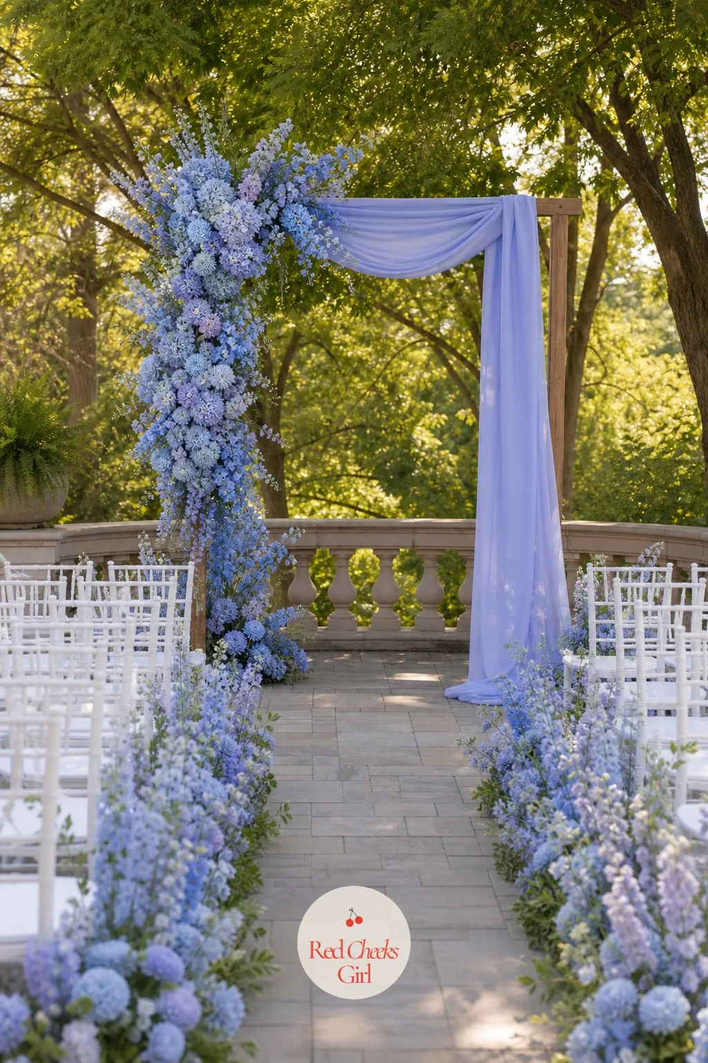 The Ceremony Arch — Every photograph from the vows happens in front of this one structure, so it carries more weight than anything else at the ceremony.
