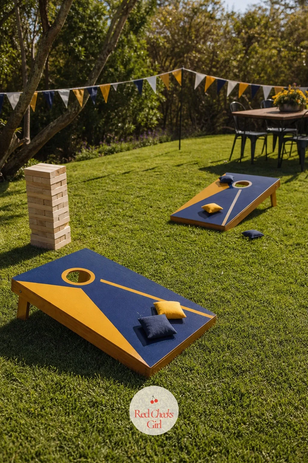 Lawn Game Rental Set — The outdoor party always stalls the same way: the food runs out and everyone just stands around holding a plate. Party planner business