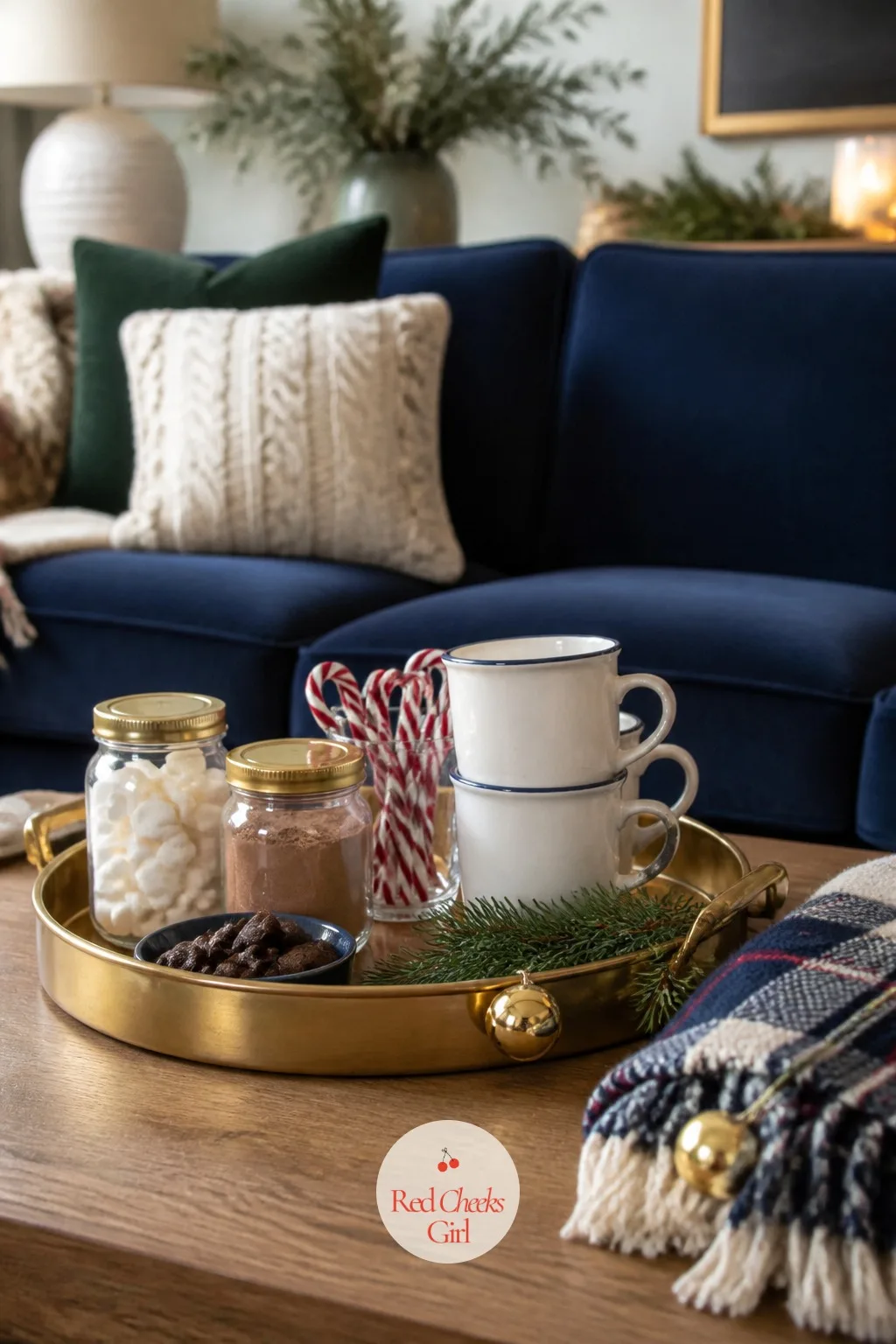 The Coffee Table Cocoa Tray — A coffee table covered in remote controls does not photograph and does not relax anyone either. Polar express christmas party