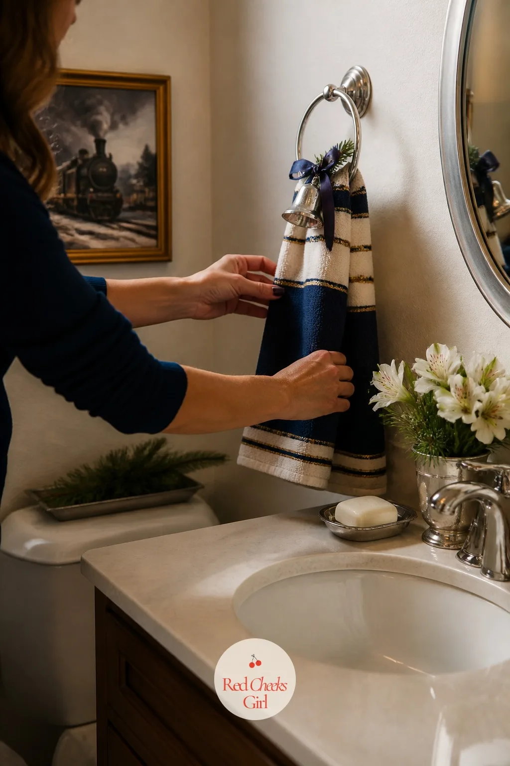 The Guest Bath Towels — Guests notice the bathroom whether anyone plans for it or not. Polar express christmas party