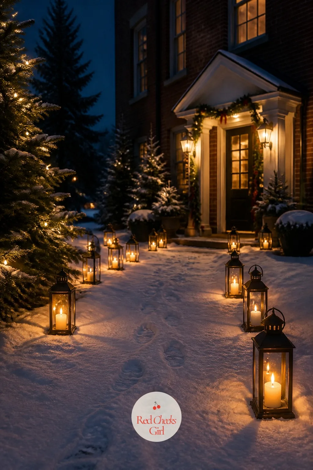 The Lantern Platform — Guests arriving in the dark need something to walk toward, not just a porch light left on. Polar express christmas party