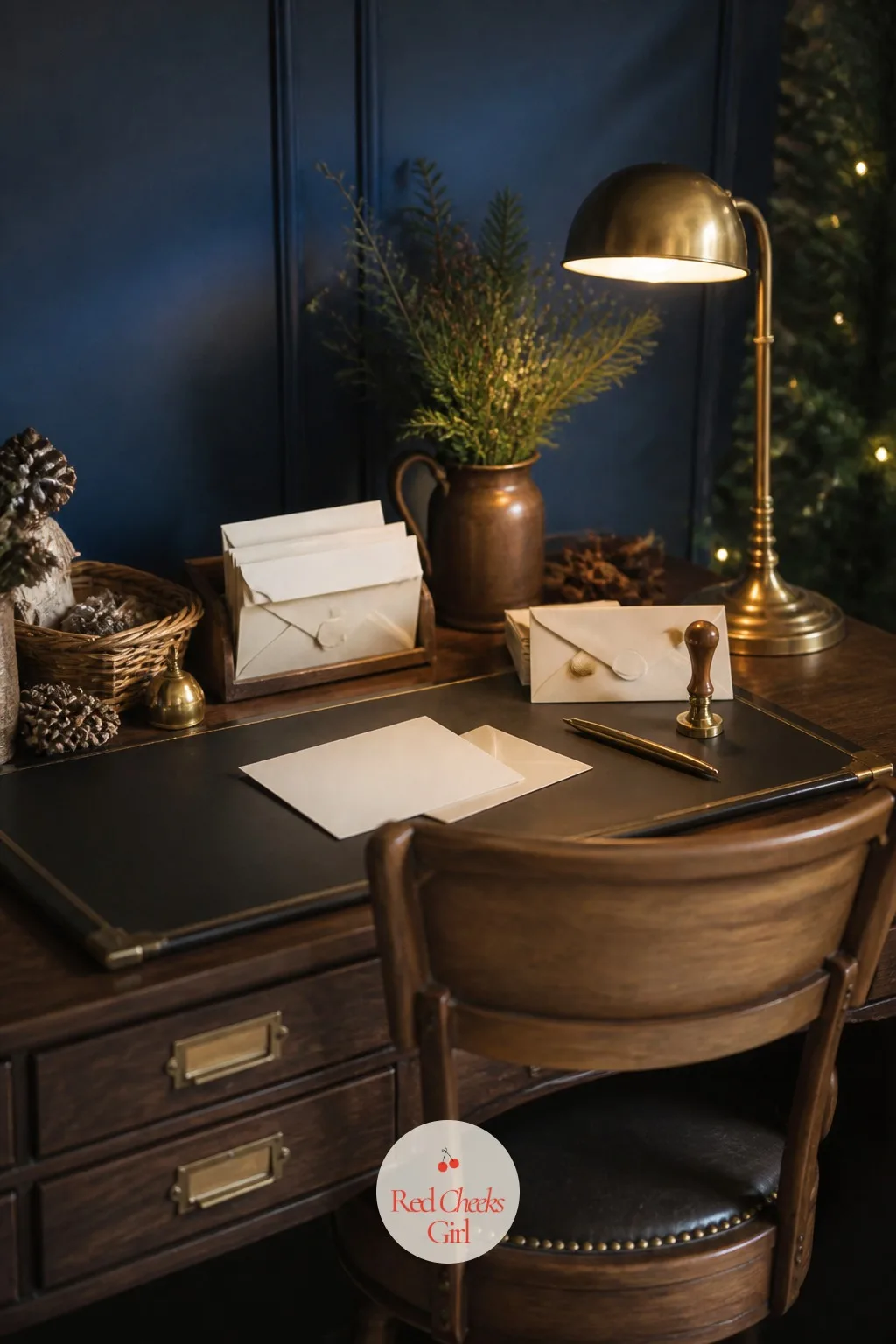 The Letters To Santa Desk — Kids wander during the in-between moments of a party, between cocoa and the movie, looking for something to do with their hands.
