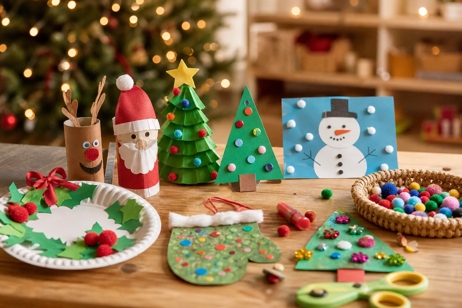 22 Preschool Christmas Crafts That Build Tiny Fine-Motor Skills and Big Holiday Smiles