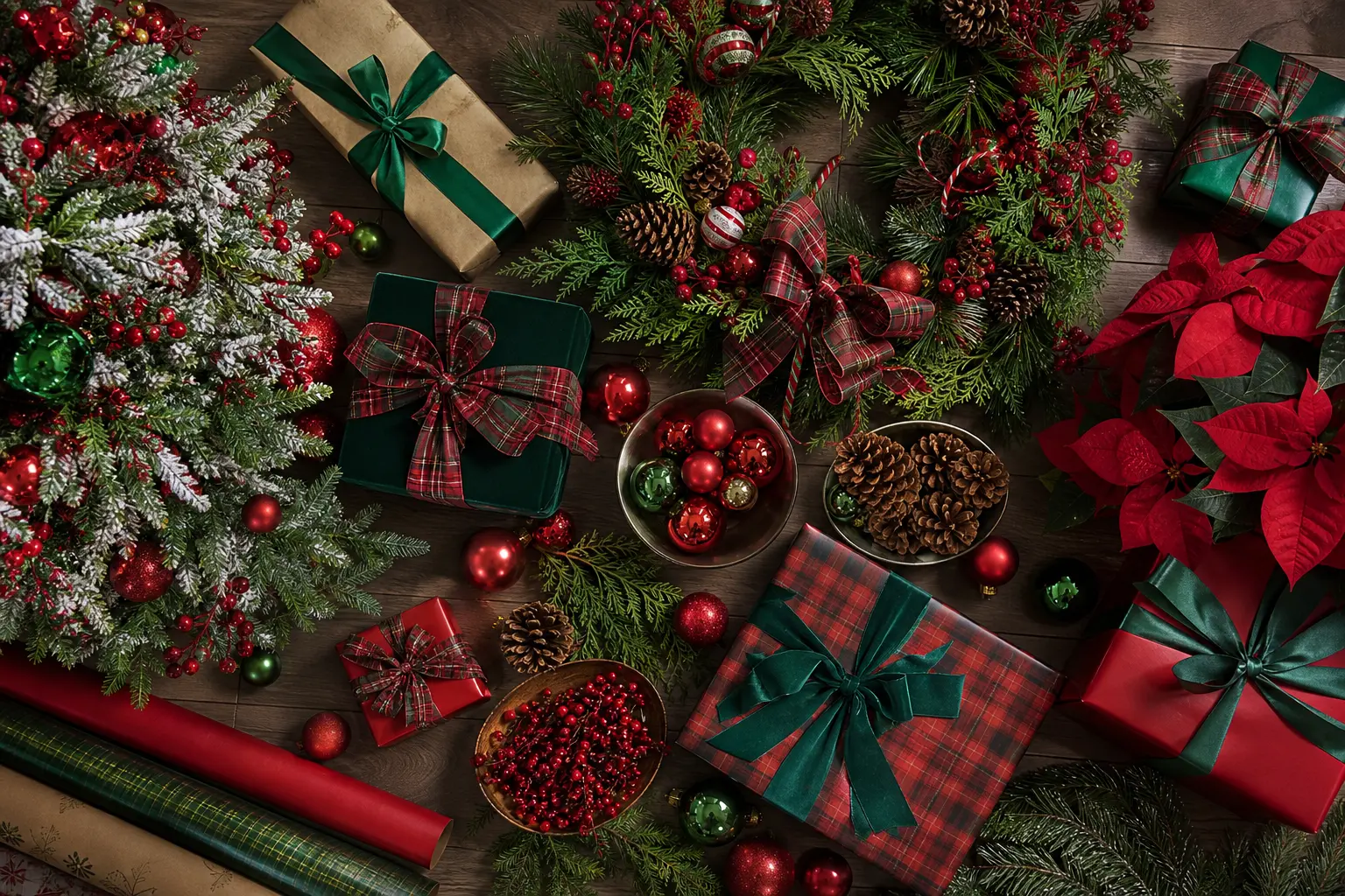 21 Red and Green Christmas Trees So Classic They Practically Smell Like Cinnamon