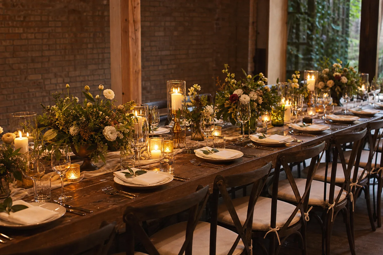 18 Rehearsal Dinner Centerpieces for Long Family Tables