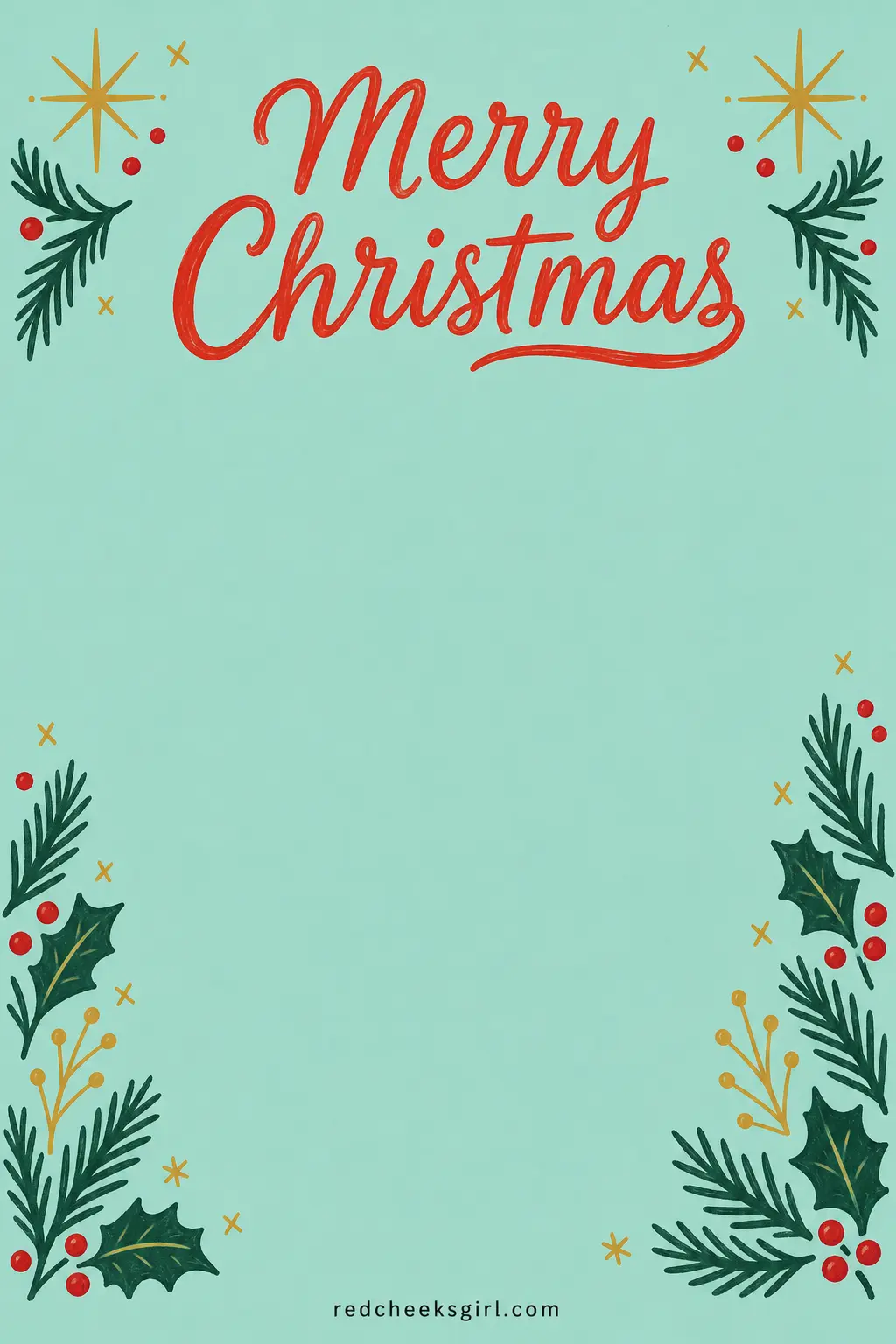 The Blank Inside printable sheet — For the person who deserves more than a line, a parent, a partner, someone you have a lot to say to and nowhere else to say