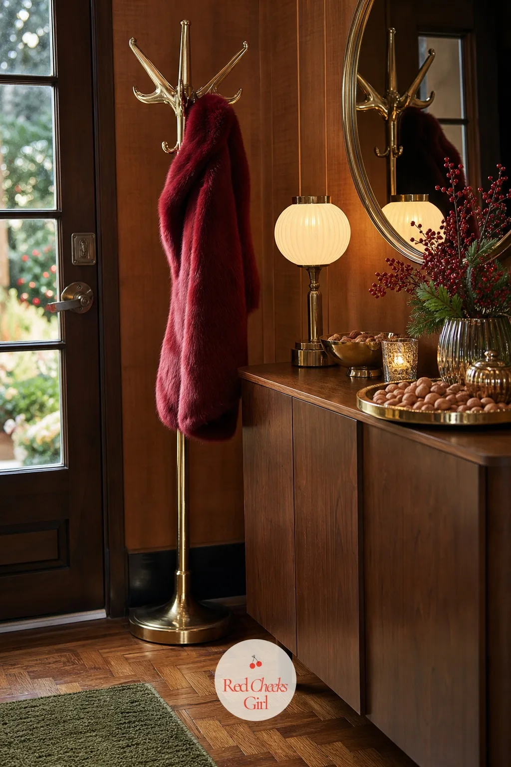 The Coat Check by the Front Door — Guests arrive bundled up and the coats always end up on a bed somewhere upstairs. Retro christmas party