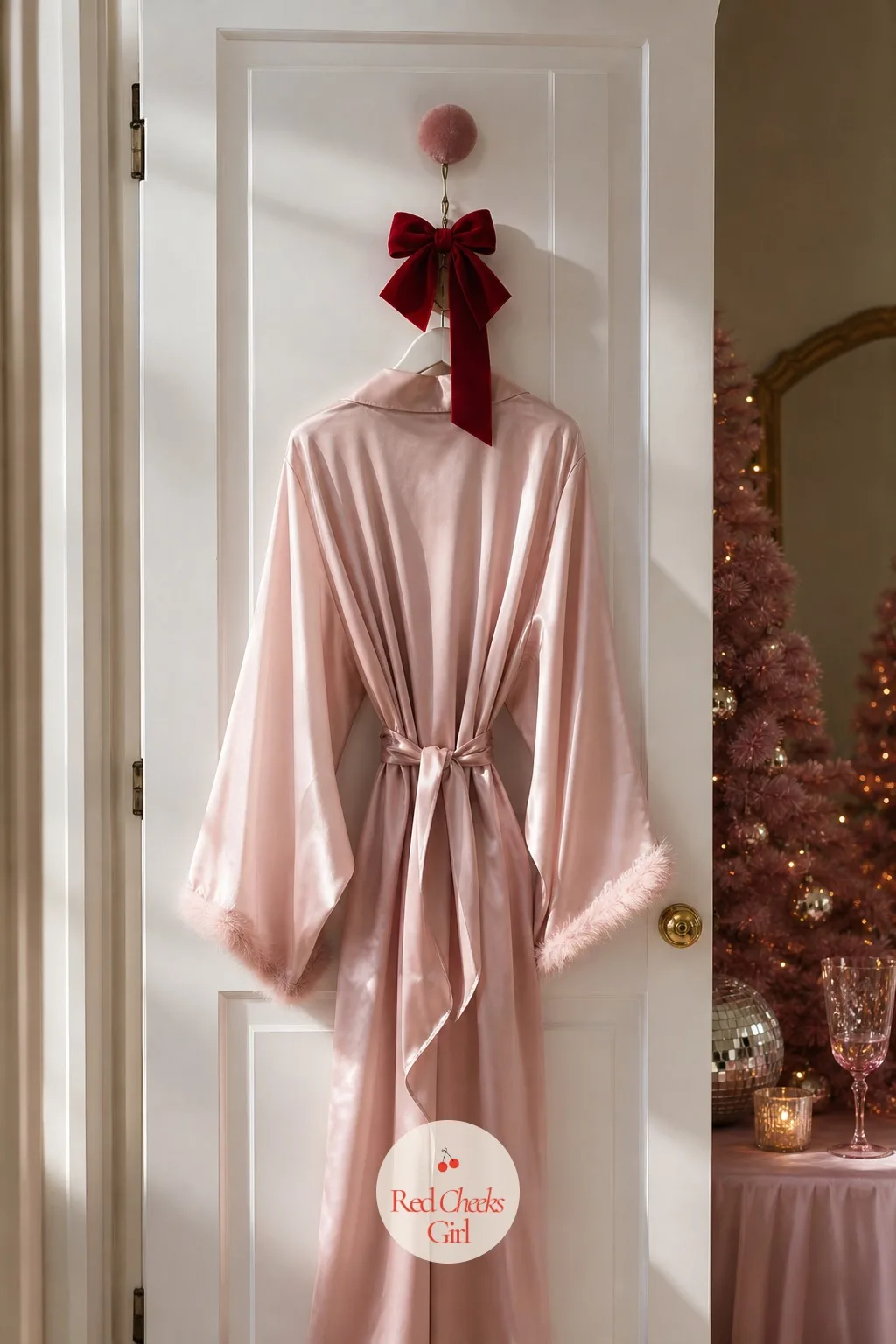 The Back of the Door — The back of a guest room door usually holds a bathrobe and nothing else, and it is wasted real estate for a house committed to a theme