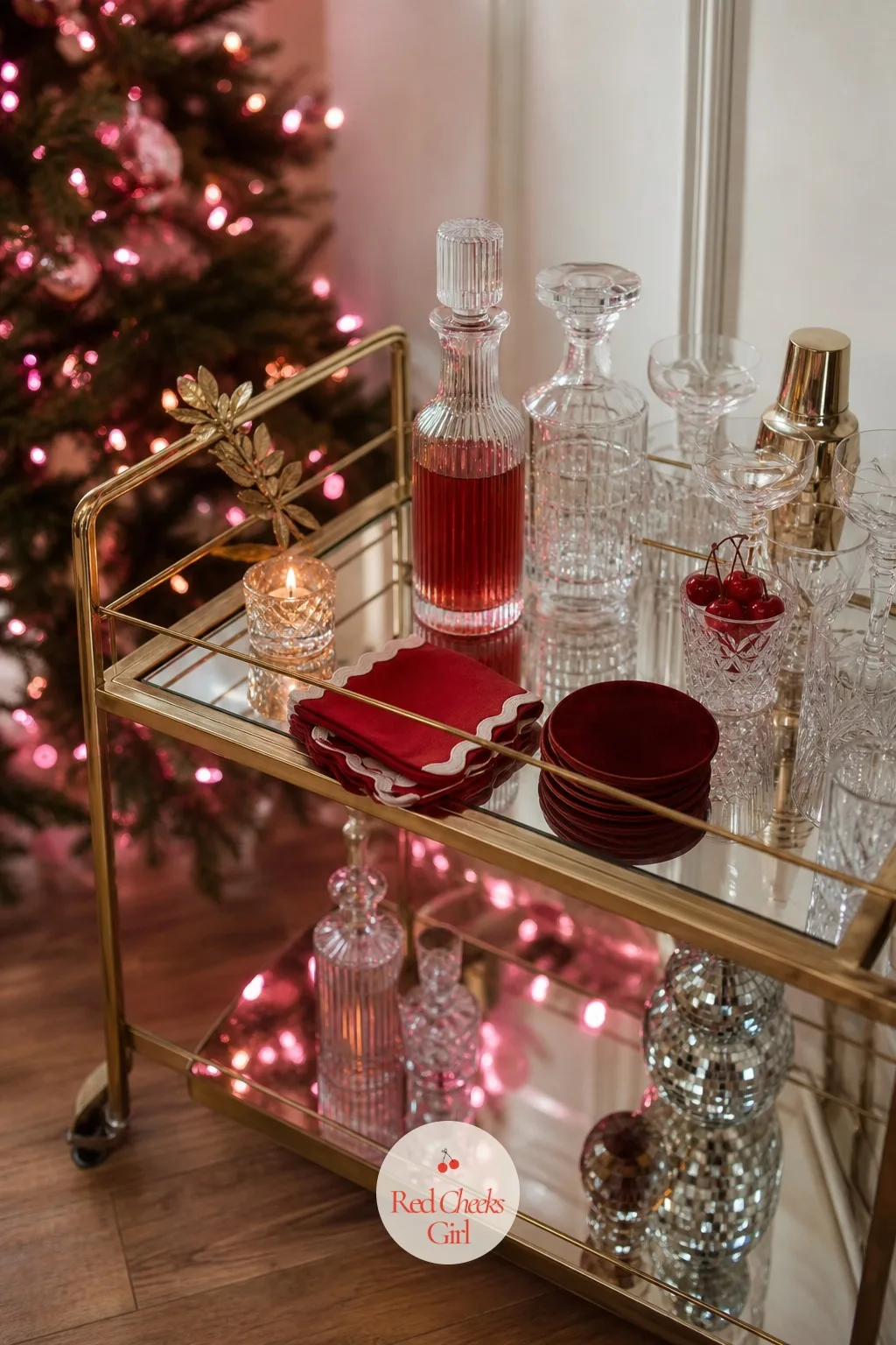 The Bar Cart — No one actually needs a bar cart to make a cocktail, but a dressed one turns pouring a drink into a small performance, which is exactly the