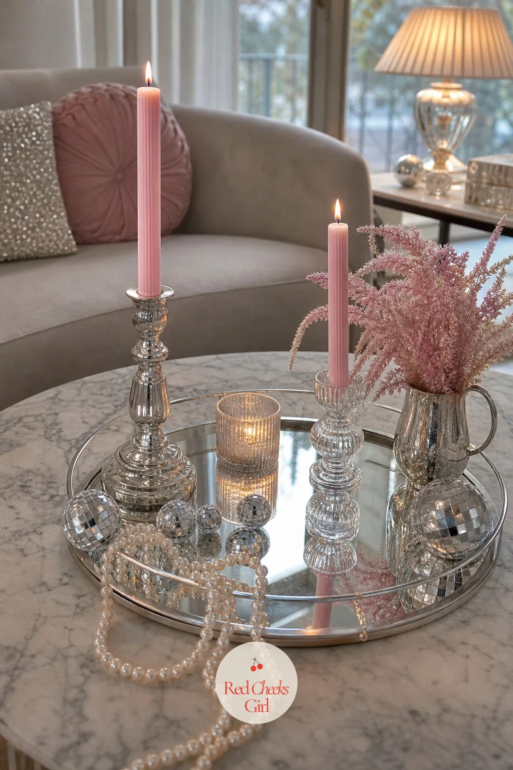 The Coffee Table Tray — A coffee table left empty during the holidays looks like it is waiting for something. Sabrina carpenter christmas aesthetic