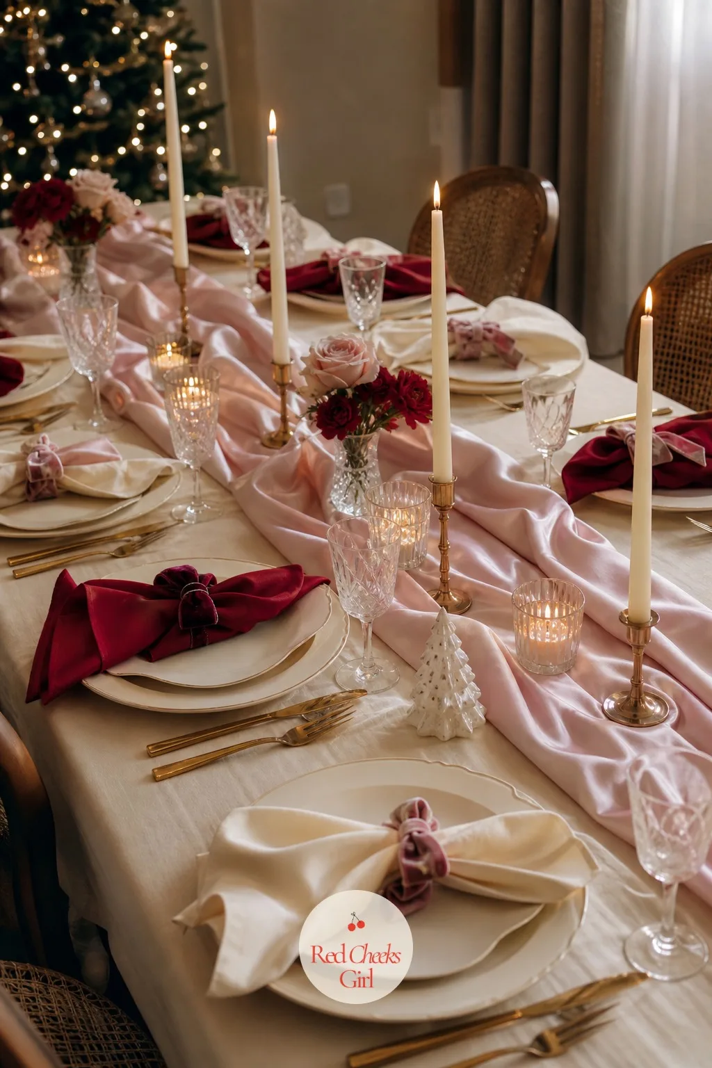 The Table Runner and Napkins — A bare table before guests arrive always looks underdressed, even with the good china out. Sabrina carpenter christmas aesthetic
