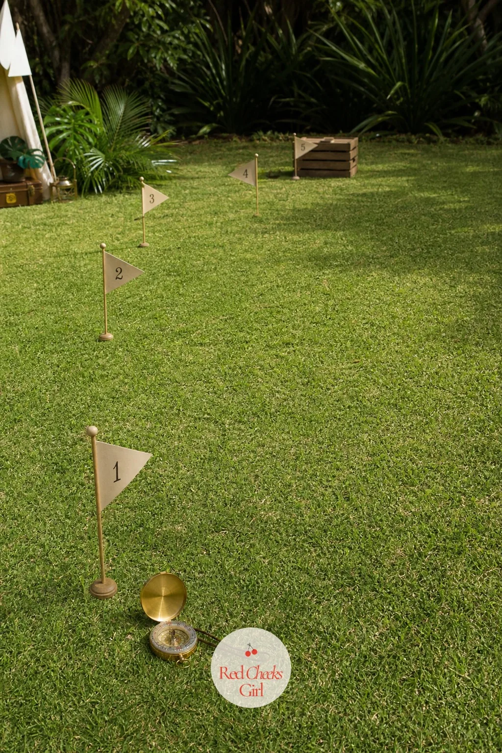 Compass Orienteering Course — A scavenger hunt needs an ending point or it just fizzles out. Safari first birthday party