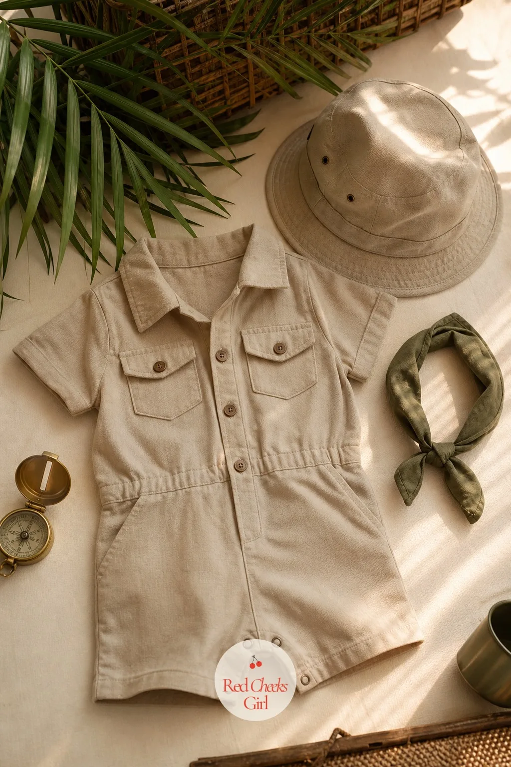 Outfit for the Birthday Baby — She doesn't want to spend real money on something worn for one afternoon, and she shouldn't have to. Safari first birthday party