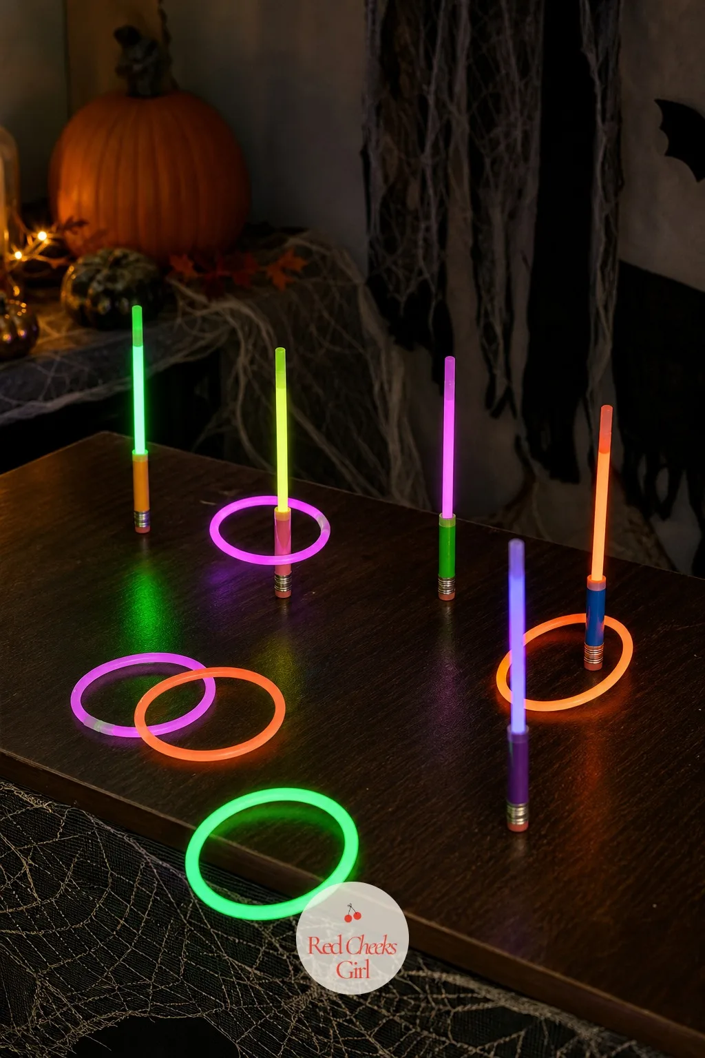 16. Glow Stick Ring Toss