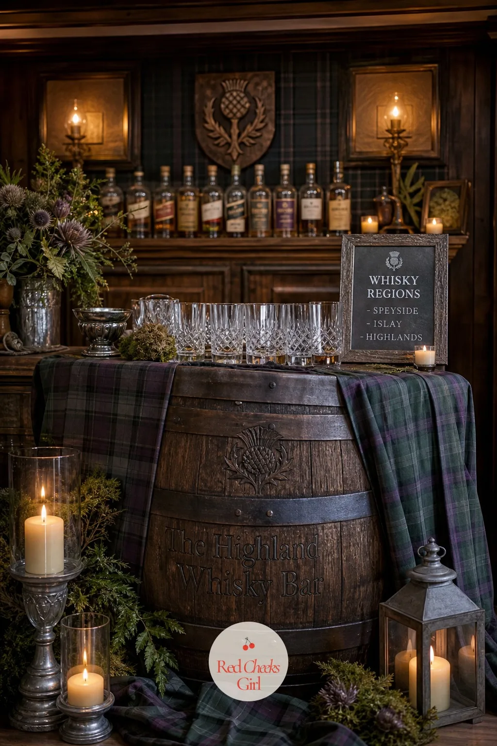 The Highland Whisky Bar — No Scottish reception survives on prosecco alone, and guests notice fast if whisky is an afterthought rather than the main event at