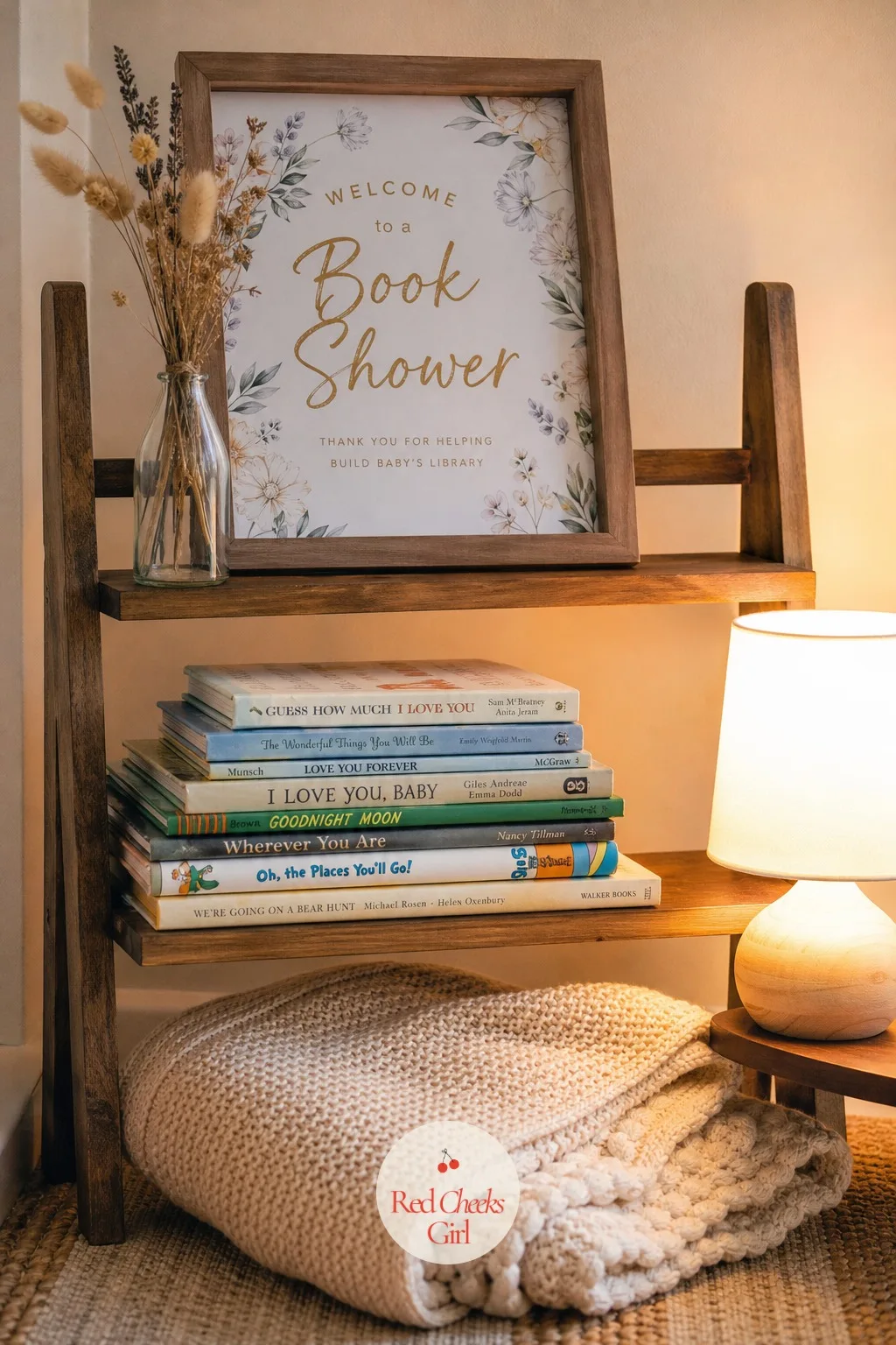 Book Shower — She has the onesies. Second baby shower ideas