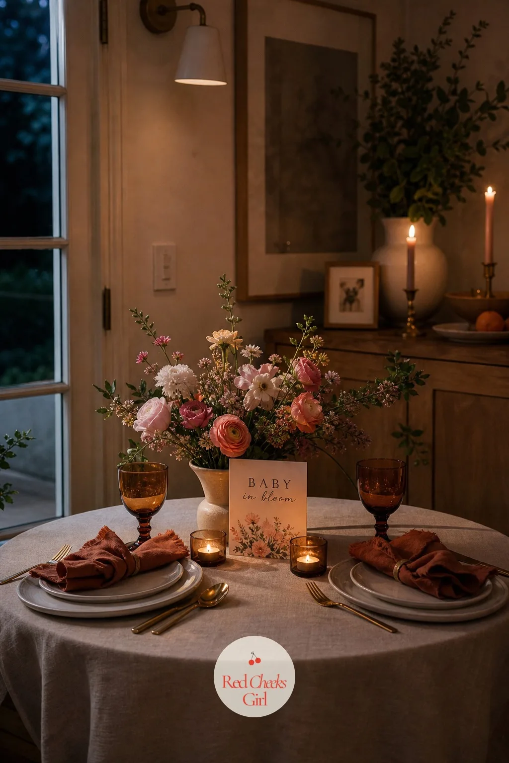 Couples Dinner — The first pregnancy got a shower full of women and a father standing awkwardly by the door with the camera. Second baby shower ideas