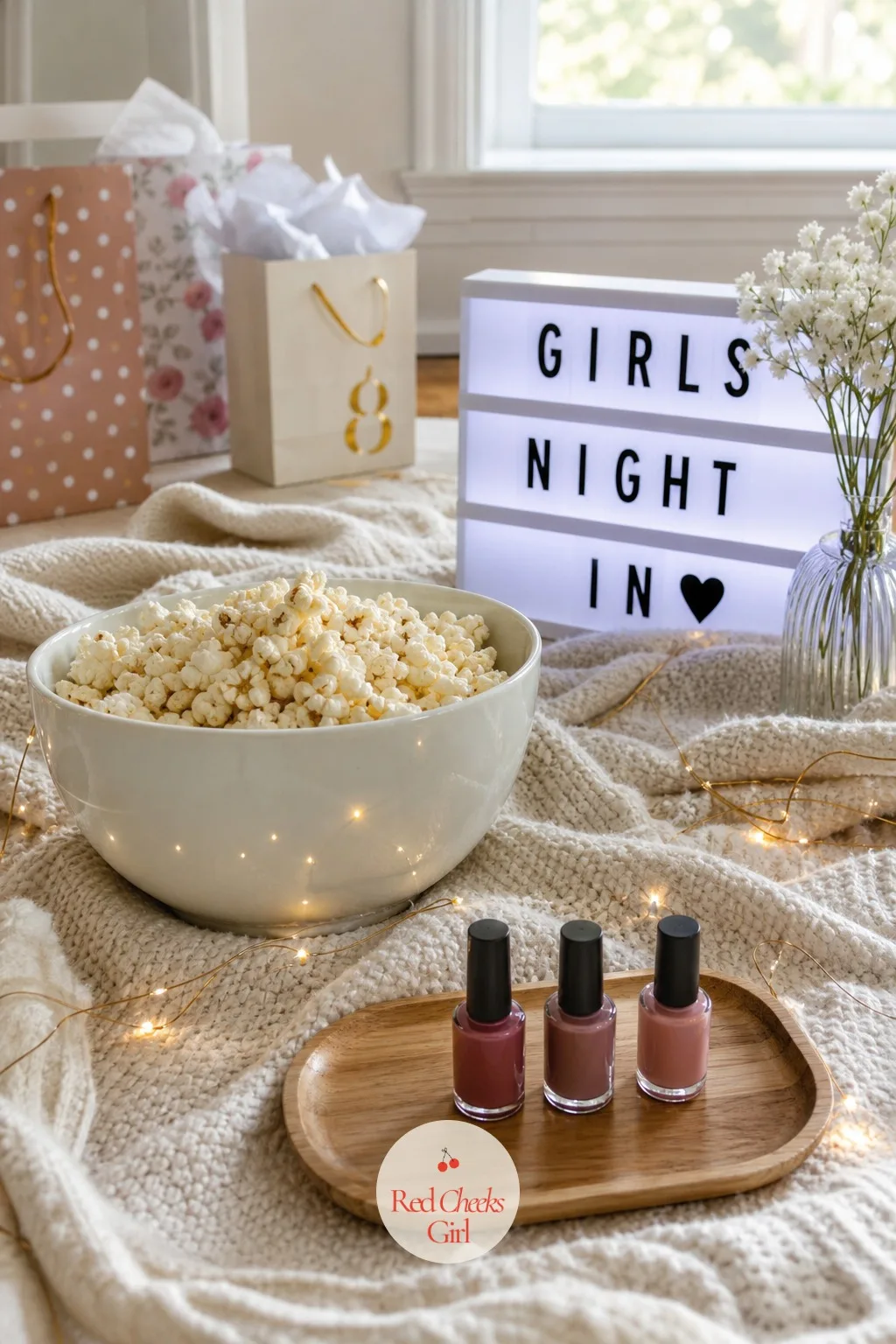 Girls' Night In — She does not want a baby shower. Second baby shower ideas