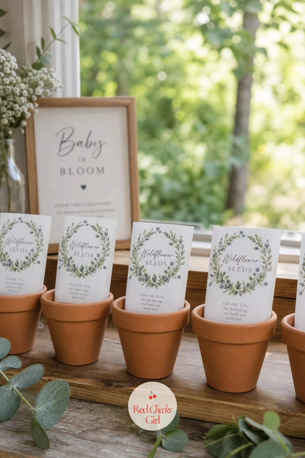 Seed Packet Favors — Growing family, growing garden: a packet of seeds says something a candy bar never will, and it lasts a lot longer than the party does if