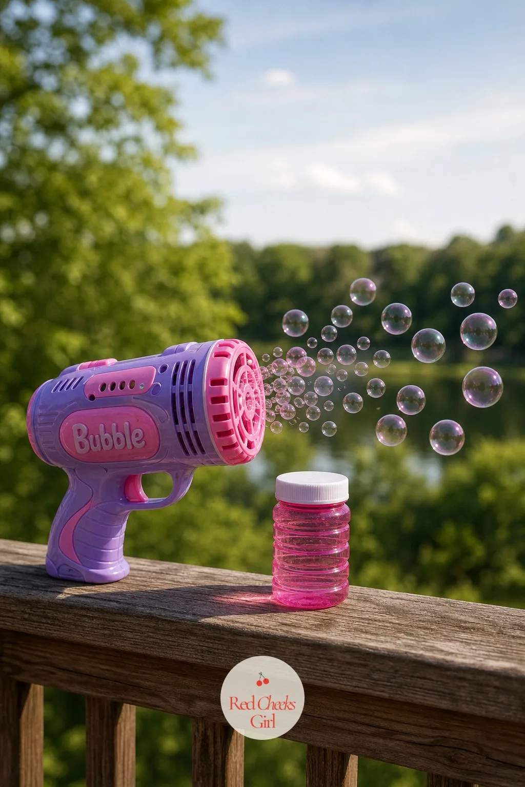 The Colored Bubble Gun — For the sibling who covers her ears at anything louder than a vacuum, this is the gentlest reveal on the list. Sibling gender reveal
