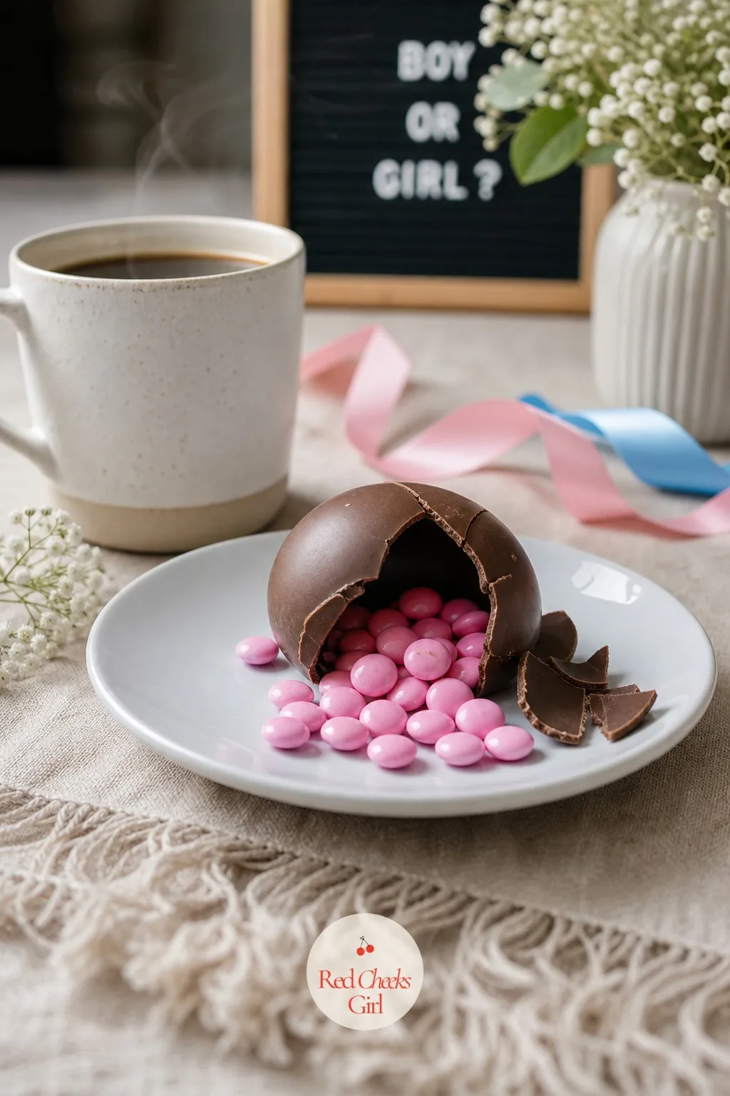 Chocolate Shell Cookies Cracked Open — These look like plain chocolate-dipped cookies sitting next to the coffee pot, right up until a spoon taps one and it