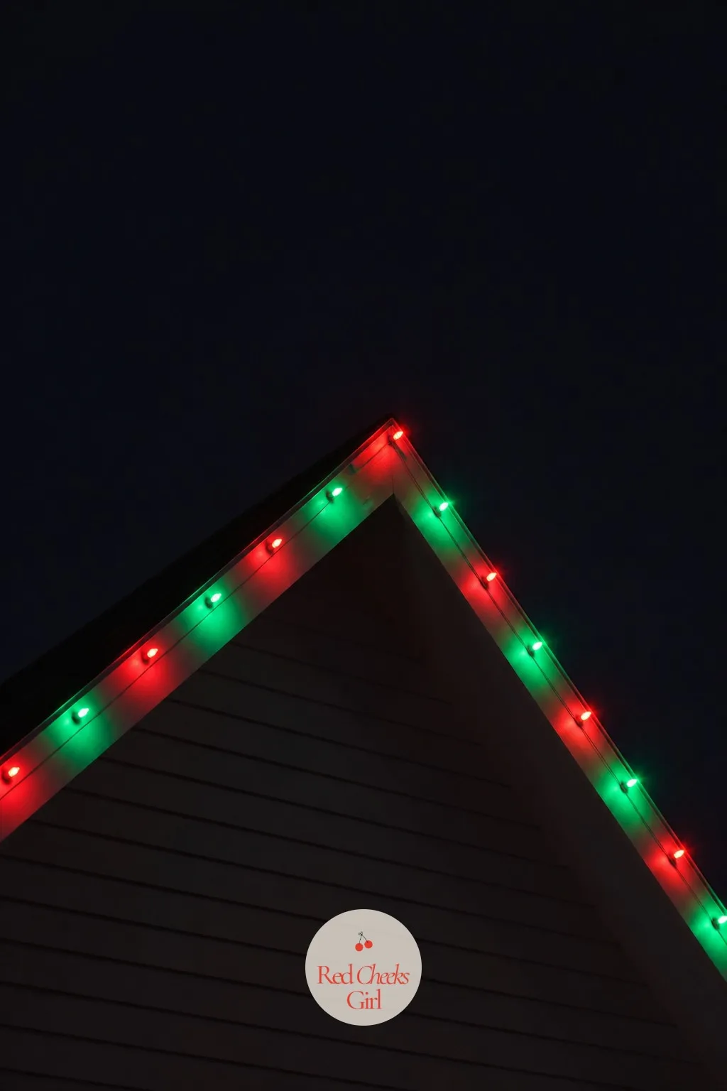 App-Controlled Color-Changing Lights on the Peak — One statement run at the very top of the roof, nowhere else, reads as deliberate rather than overdone.
