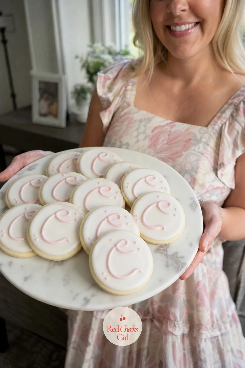 Cookies With Baby's Initial — Guests take photos of this one before they even reach for it, because a single iced letter says more than any sign could. Sip and