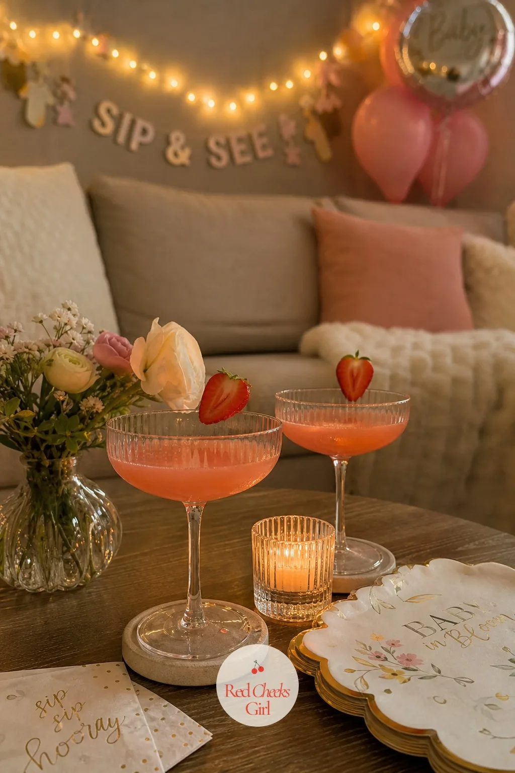 Evening Mocktail Version — For a group that only clears work by six, an evening slot with low light and a proper mocktail spread feels far more like a