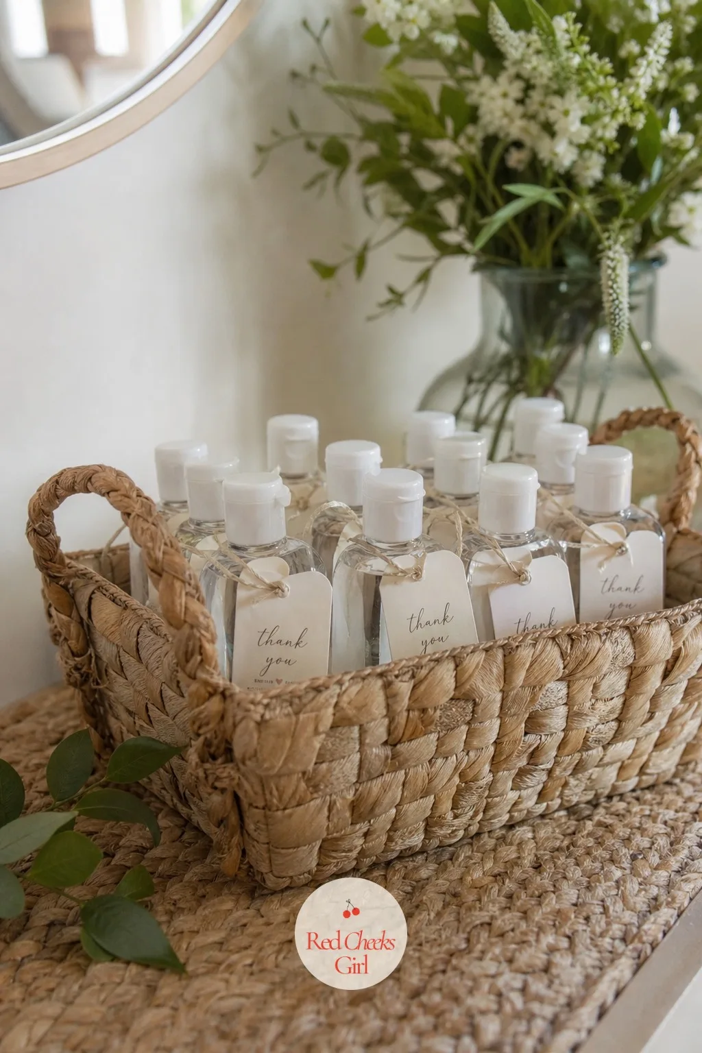 Hand Sanitizer Favors — This one earns its keep twice over, standing in as a practical station item during the party and leaving with every guest as a small