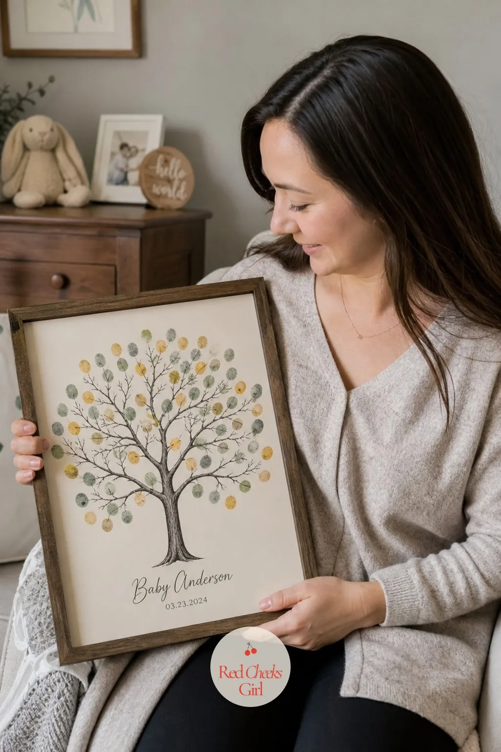 Thumbprint Tree Keepsake — This one takes thirty seconds per guest and leaves you with the single nicest wall piece from the whole day. Sip and see party ideas