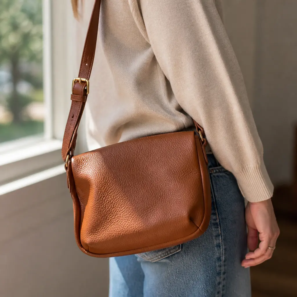 Crossbody Bag — She carries everything in whatever tote was closest that morning, and it shows. Sister christmas gift ideas