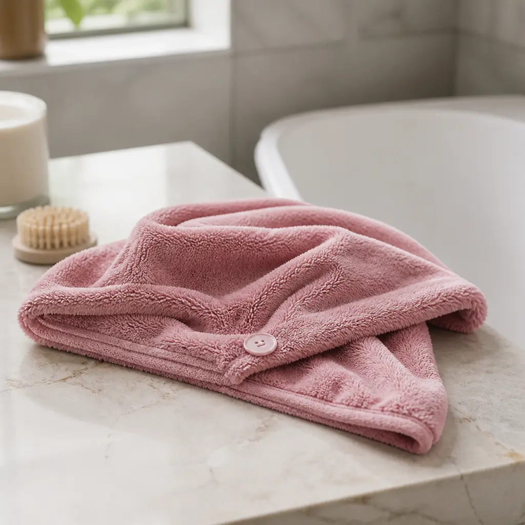 Hair Towel Wrap — Her hair drips down her back for twenty minutes every time she washes it, she has complained about this for years. Sister christmas gift ideas