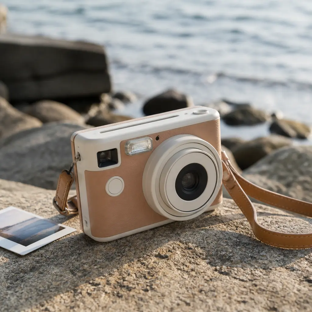 Instant Film Camera — She is the one who takes four hundred photos on her phone and never prints a single one. Sister christmas gift ideas