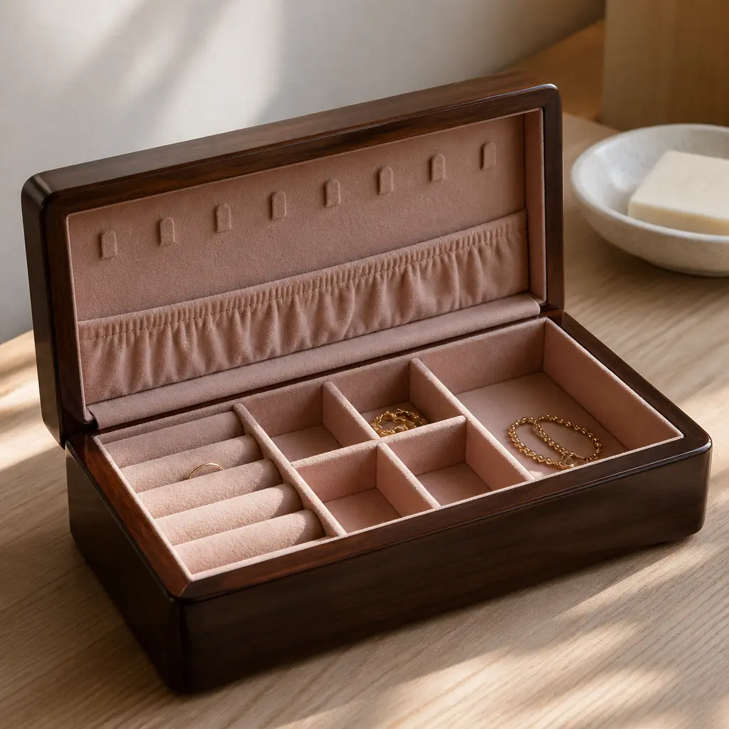 Jewelry Box — Her earrings live in a cereal bowl on the dresser, and she will deny this if asked. Sister christmas gift ideas