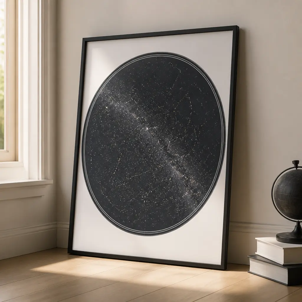 Star Map Print — If there is one date the two of you never forget, a birthday, a wedding, the day she moved, this holds it. Sister christmas gift ideas