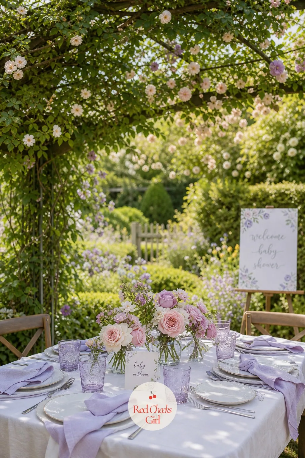 Garden Party — Full bloom, soft light, a table that needs almost nothing added to it: this is the format for someone who already loves flowers more than fuss.