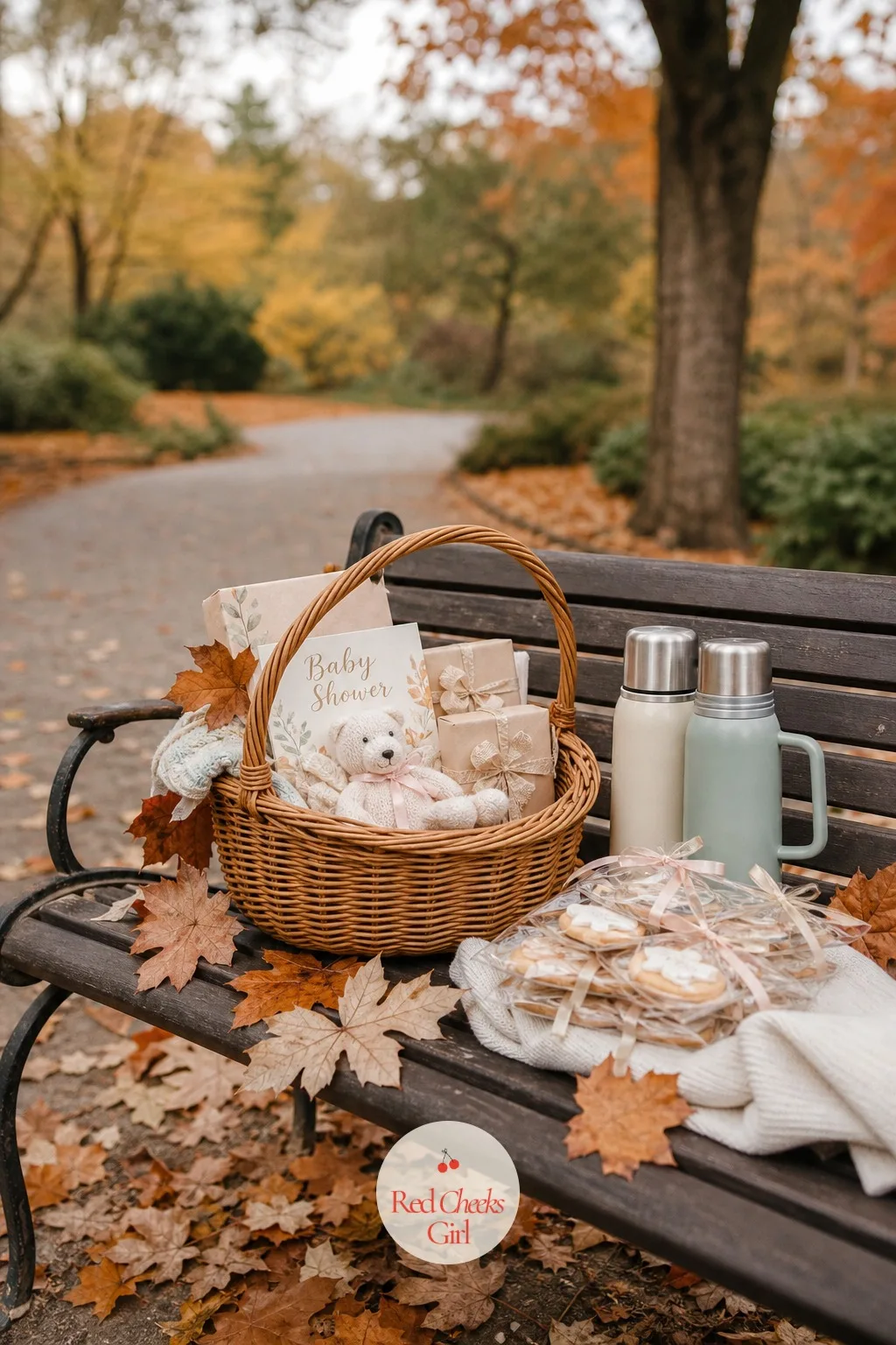Walk in the Park with Treats — For the shower that would rather move than sit for three hours, a short group walk ending at a bench works surprisingly well.