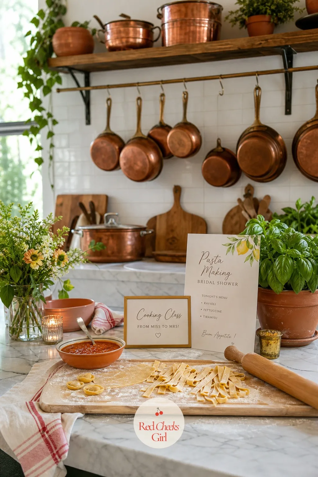 Cooking Class — A cooking class gets everyone out of their chairs without anyone having to perform; rolling pasta badly together is, it turns out, a great