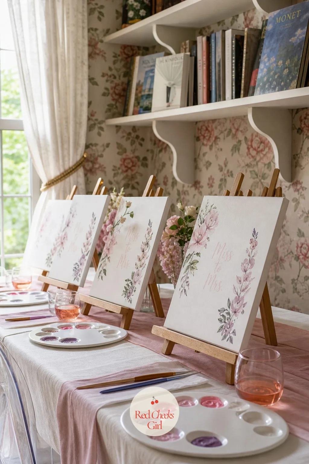 Paint and Sip — She does not need to be good at it, and neither does anyone else at the table; that is the entire appeal of a paint and sip. Small bridal