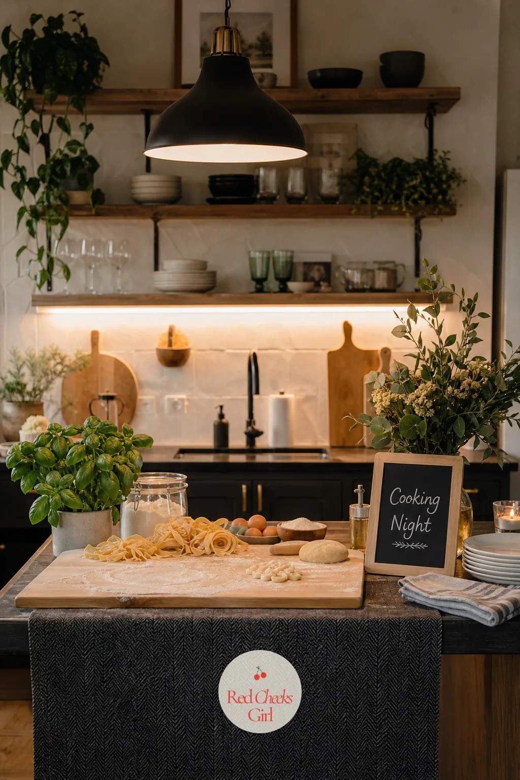 Cooking Night — Asking guests to cook sounds backwards for a party thrown in their honour, until everyone is standing round a counter laughing about whose