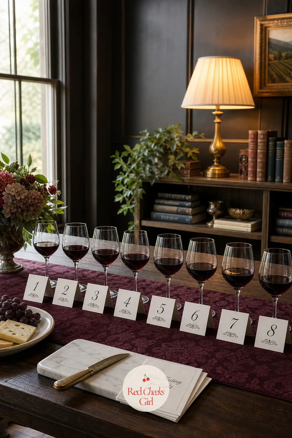 Wine Tasting for Eight — A wine tasting sounds like something that needs a sommelier until you realise eight glasses and a few good bottles do the same job.