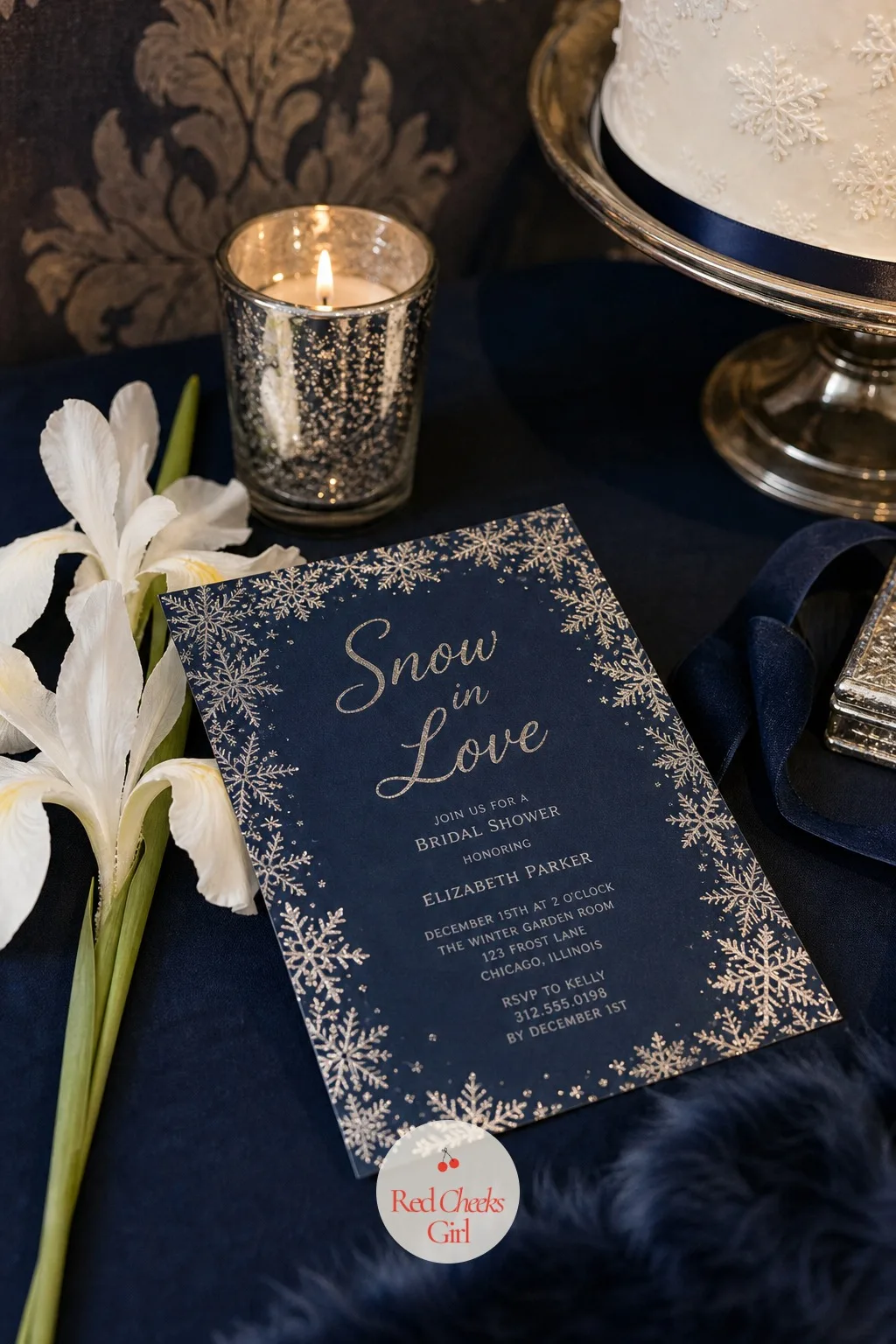 Invitation — By the time anyone reads it, the whole look has already been decided, so the invitation just has to say it clearly and a little bit before