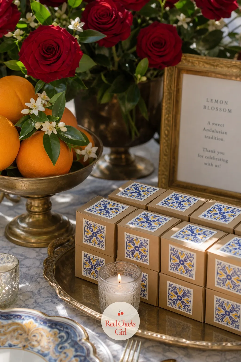 Orange Blossom Favor Boxes — A favor nobody uses is a favor nobody remembers. Spanish wedding