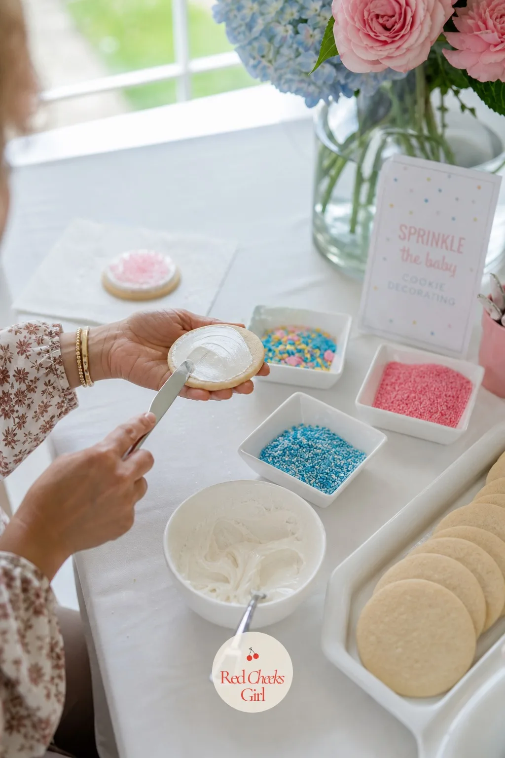 Cookie Decorating Station — This is the one station that keeps the big sibling and the smaller cousins occupied for a solid fifteen minutes without anyone