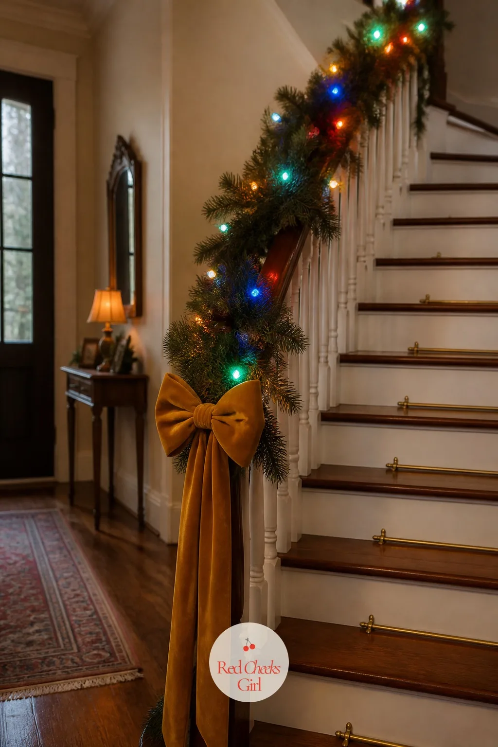 The Banister, Wrapped in Color — A staircase with nothing on it photographs cold, and she feels that before she can name why. Stranger things christmas